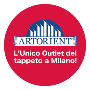 logo artorient sfondo rosso